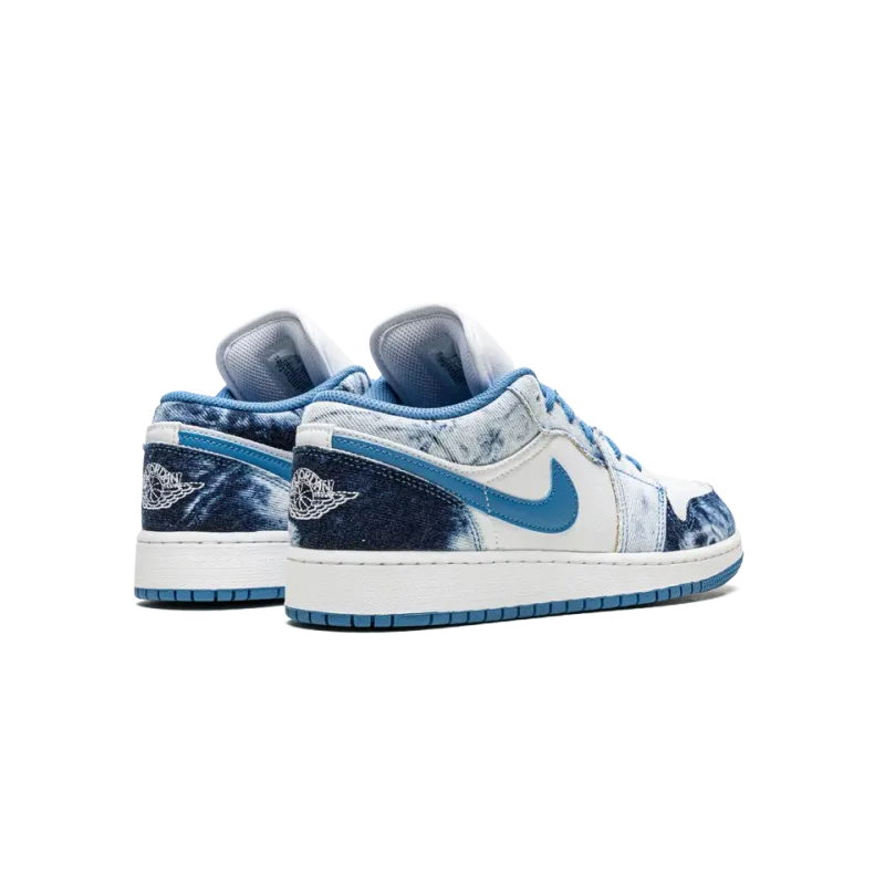 Jordan AIR JORDAN 1 LOW GS Acid Wash Denim Grade School