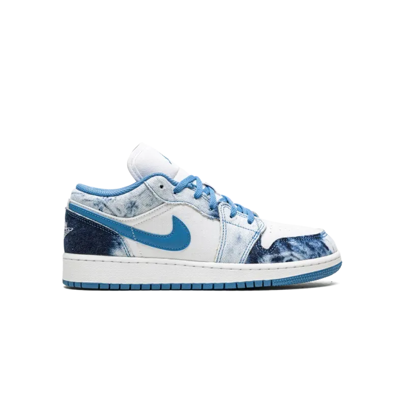 Jordan AIR JORDAN 1 LOW GS Acid Wash Denim Grade School