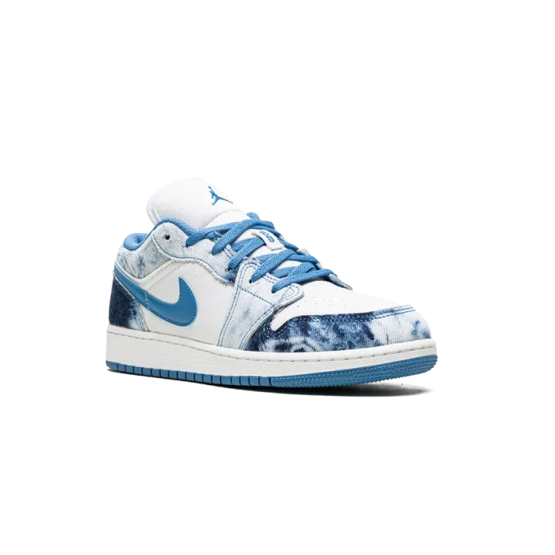 Jordan AIR JORDAN 1 LOW GS Acid Wash Denim Grade School