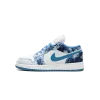 Jordan AIR JORDAN 1 LOW GS Acid Wash Denim Grade School