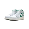 Jordan Jordan 1 Mid GS White Pure Platinum Pine Green Grade School