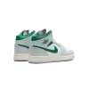 Jordan Jordan 1 Mid GS White Pure Platinum Pine Green Grade School