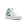 Jordan Jordan 1 Mid GS White Pure Platinum Pine Green Grade School