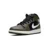 Jordan Jordan 1 Mid GS Black White Olive Grade School