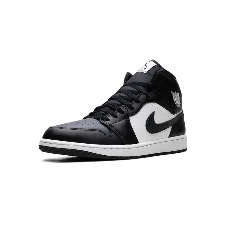 Jordan Jordan 1 Mid Off Noir Toe Mens