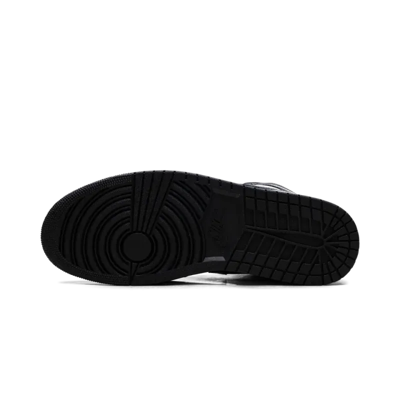 Jordan Jordan 1 Mid Off Noir Toe Mens