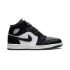 Jordan Jordan 1 Mid Off Noir Toe Mens