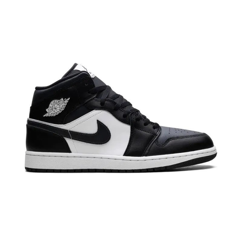 Jordan Jordan 1 Mid Off Noir Toe Mens