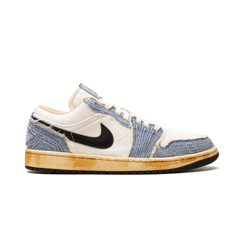 Jordan Air Jordan 1 Low SE Sashiko Denim Mens