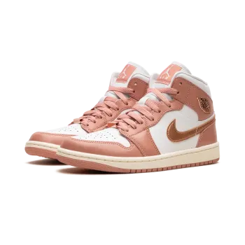 Jordan AIR JORDAN 1 MID WMNS RED STARDUST Womens