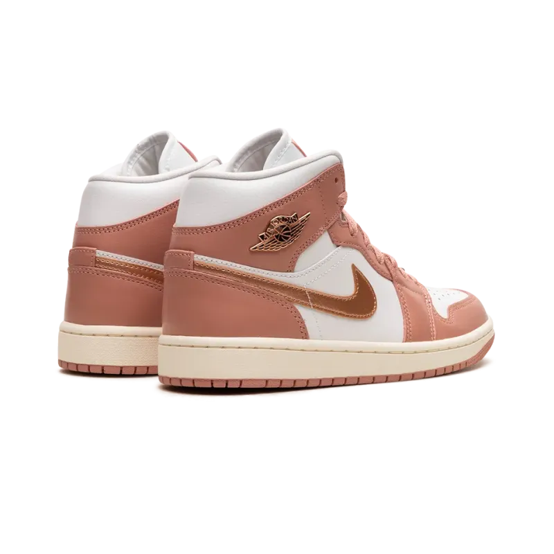 Jordan AIR JORDAN 1 MID WMNS RED STARDUST Womens