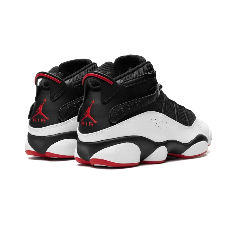 Jordan Air Jordan 6 Rings Wht/Blk/Red Mens