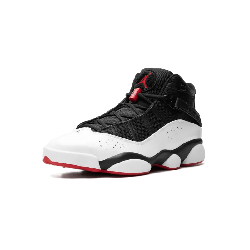 Jordan Air Jordan 6 Rings Wht/Blk/Red Mens