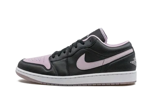 Jordan 1 Low SE Iced Lilac Mens — Low-Top Leather with Signature Lilac Accents