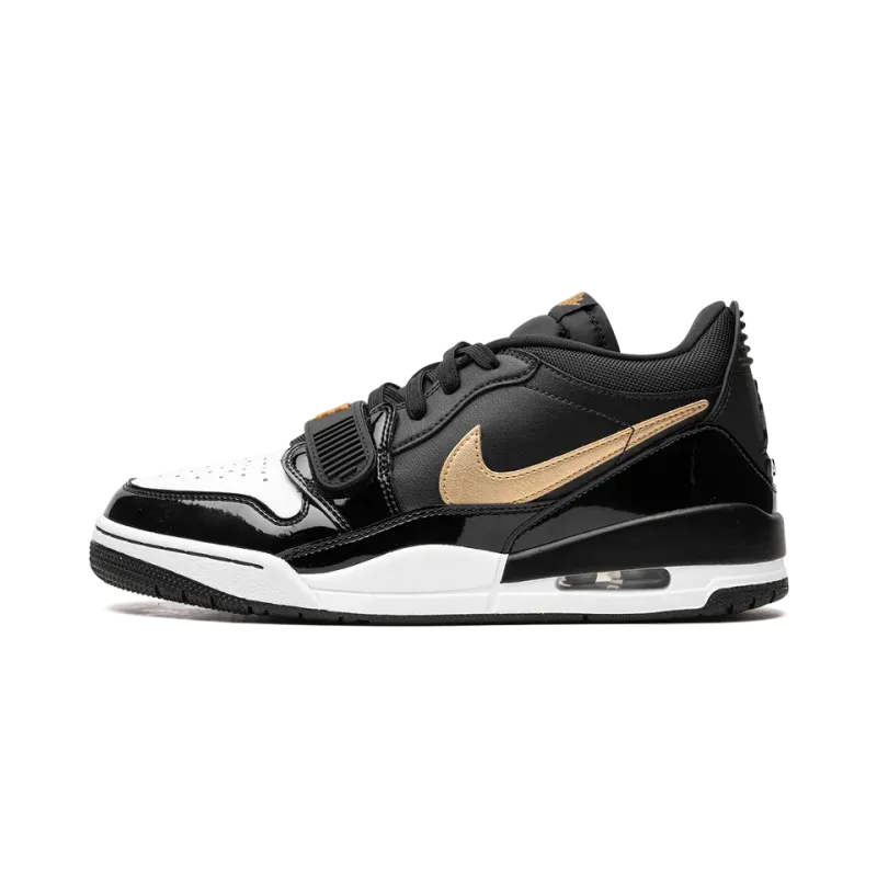 Jordan Air Jordan Legacy 312 Low Black Metallic Gold Mens
