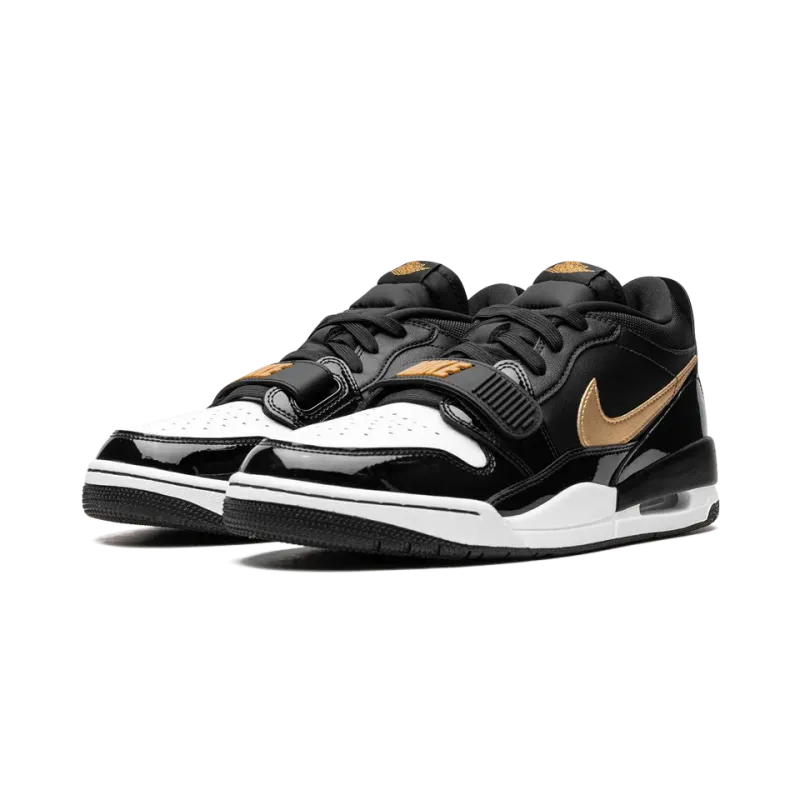 Jordan Air Jordan Legacy 312 Low Black Metallic Gold Mens