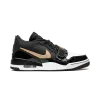 Jordan Air Jordan Legacy 312 Low Black Metallic Gold Mens