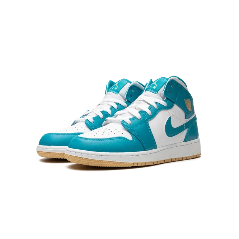Jordan Air Jordan 1 Mid GS Aquatone Grade School