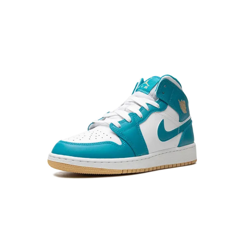 Jordan Air Jordan 1 Mid GS Aquatone Grade School