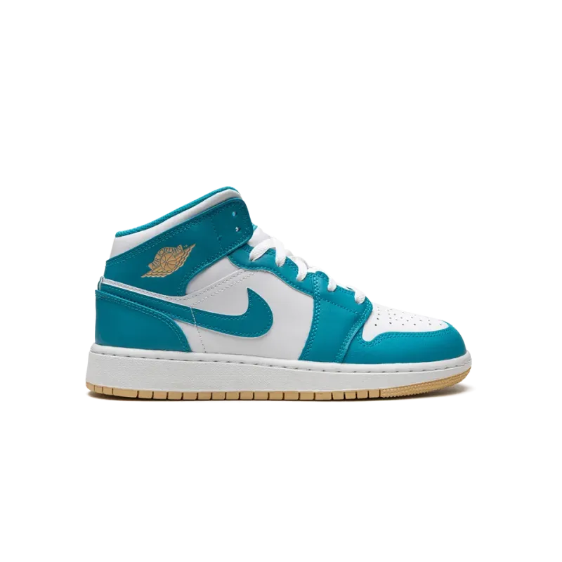 Jordan Air Jordan 1 Mid GS Aquatone Grade School