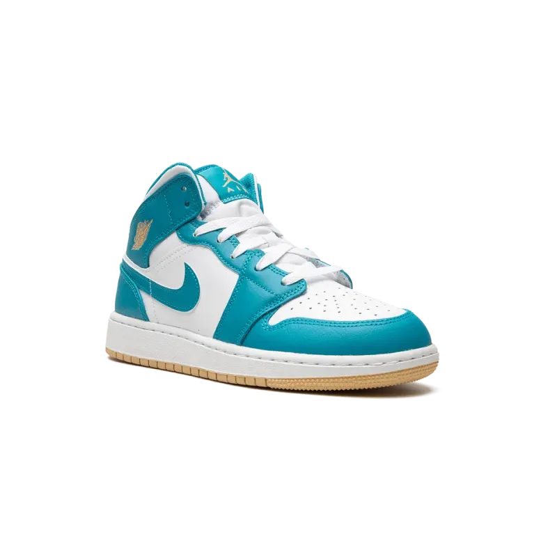 Jordan Air Jordan 1 Mid GS Aquatone Grade School