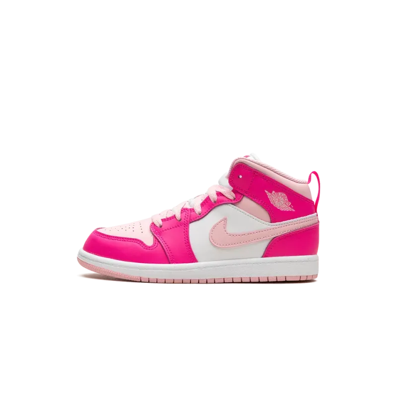 Jordan Air Jordan 1 Mid PS Fierce Pink Pre School