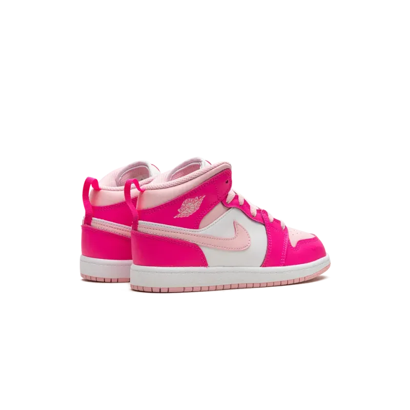 Jordan Air Jordan 1 Mid PS Fierce Pink Pre School
