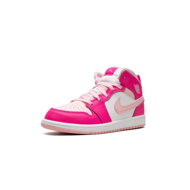 Jordan Air Jordan 1 Mid PS Fierce Pink Pre School