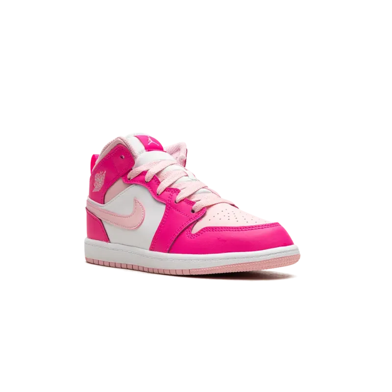 Jordan Air Jordan 1 Mid PS Fierce Pink Pre School