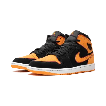 Jordan Air Jordan 1 Mid Vivid Orange Mens