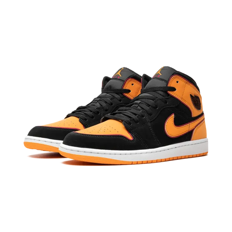 Jordan Air Jordan 1 Mid Vivid Orange Mens