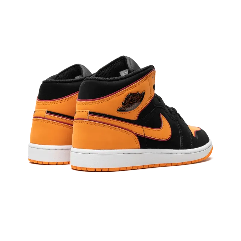 Jordan Air Jordan 1 Mid Vivid Orange Mens