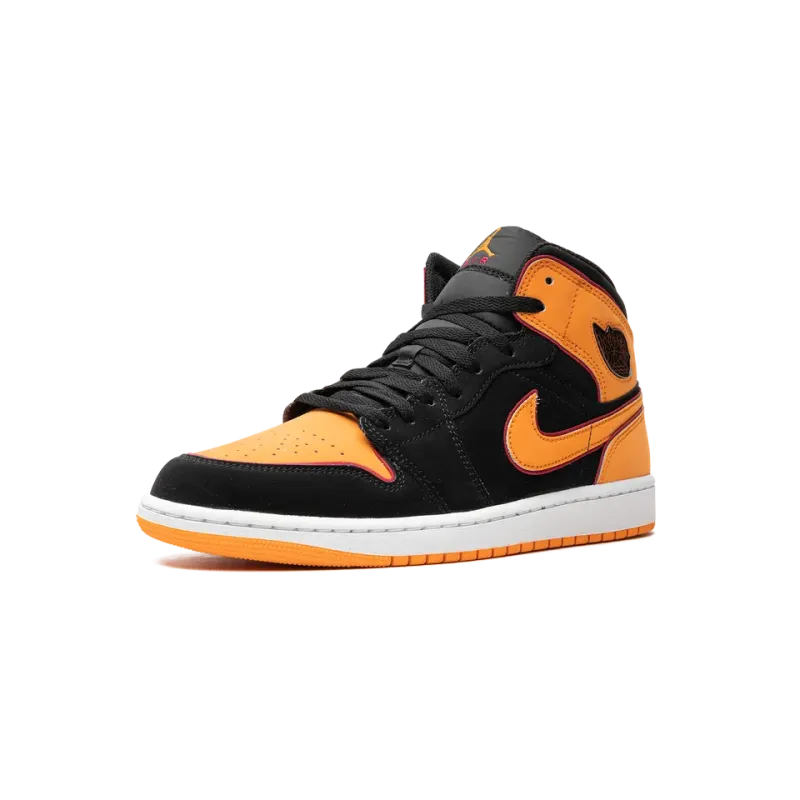Jordan Air Jordan 1 Mid Vivid Orange Mens