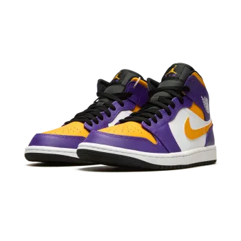 Jordan Air Jordan 1 Mid Lakers Mens