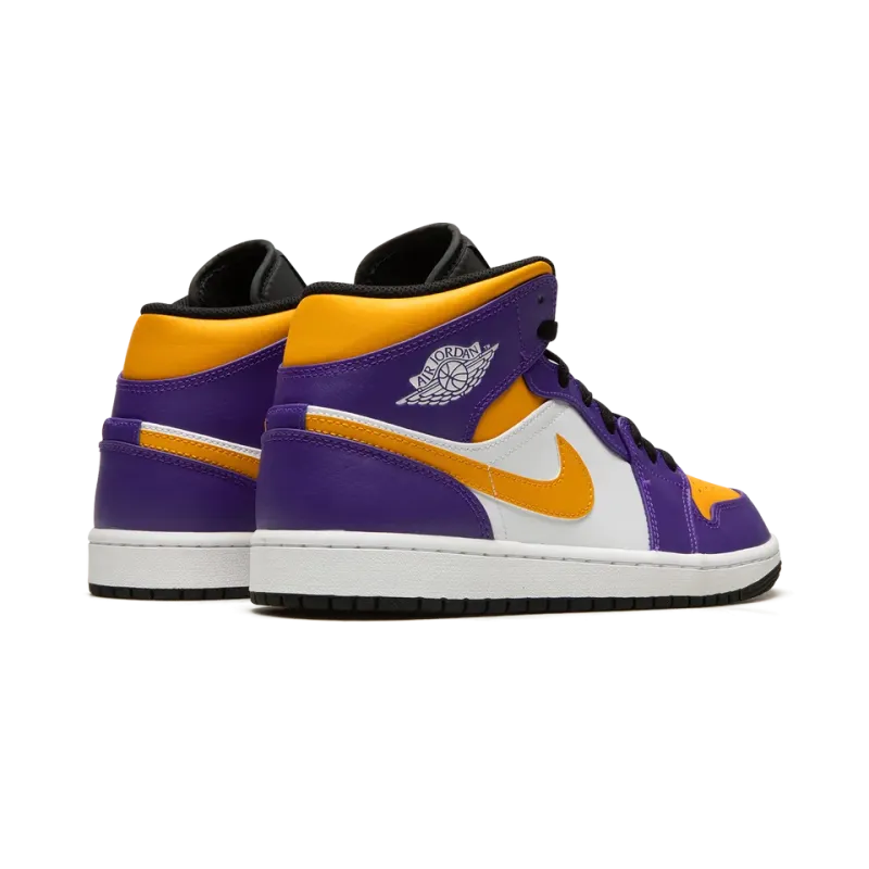 Jordan Air Jordan 1 Mid Lakers Mens