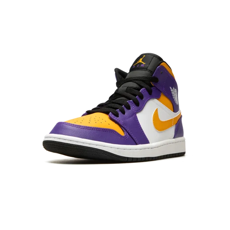 Jordan Air Jordan 1 Mid Lakers Mens