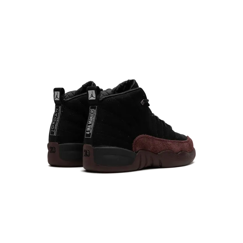 Jordan Air Jordan 12 PS A Ma Maniére - Black Pre School