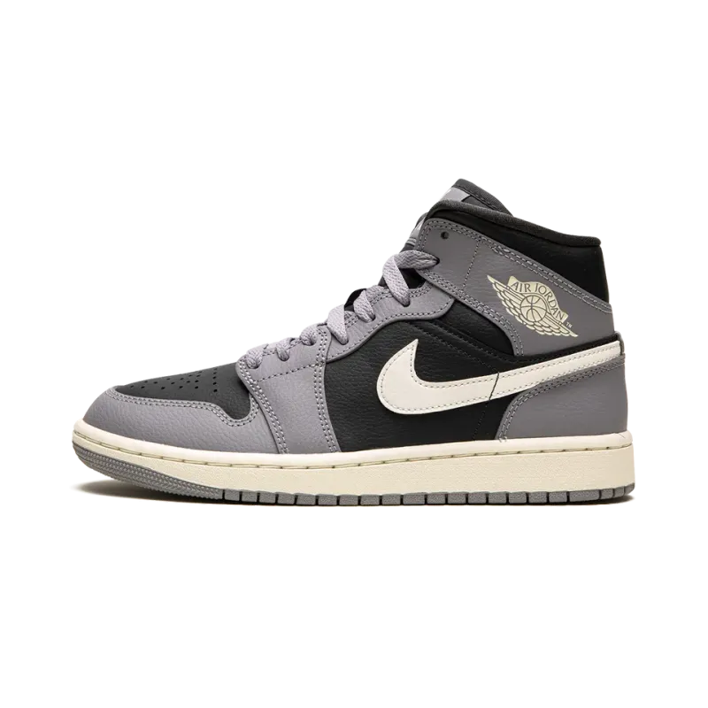 Jordan AIR JORDAN 1 MID WMNS CEMENT GREY Womens