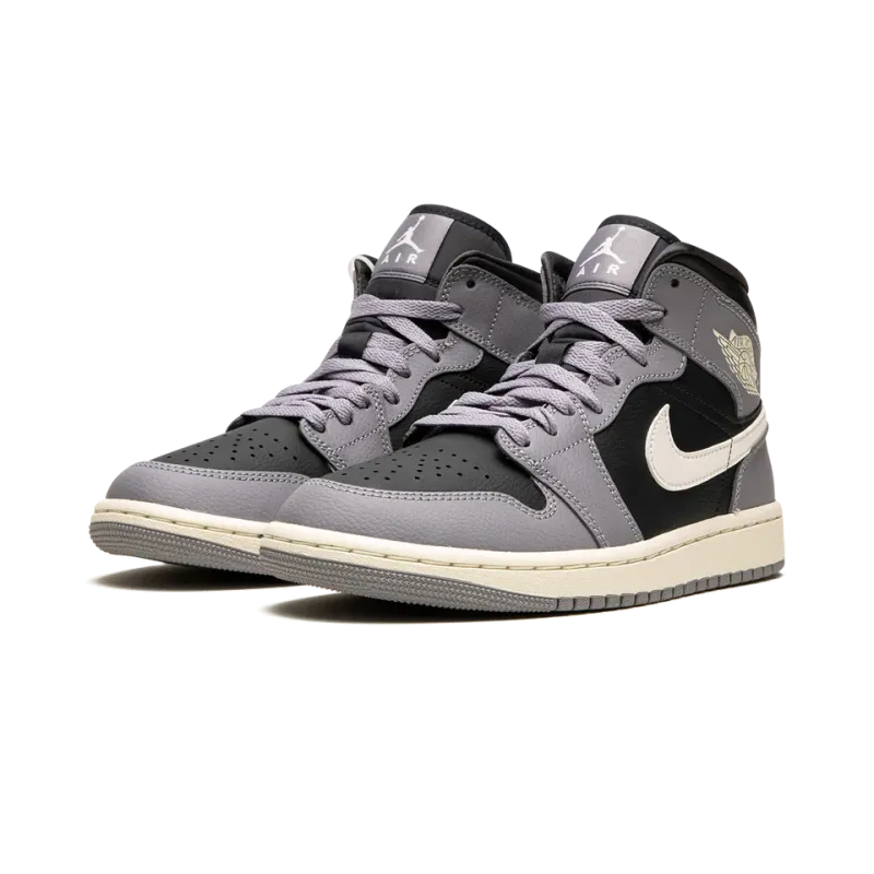 Jordan AIR JORDAN 1 MID WMNS CEMENT GREY Womens