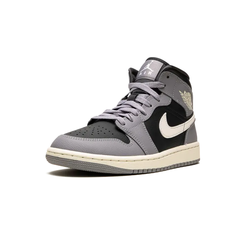 Jordan AIR JORDAN 1 MID WMNS CEMENT GREY Womens