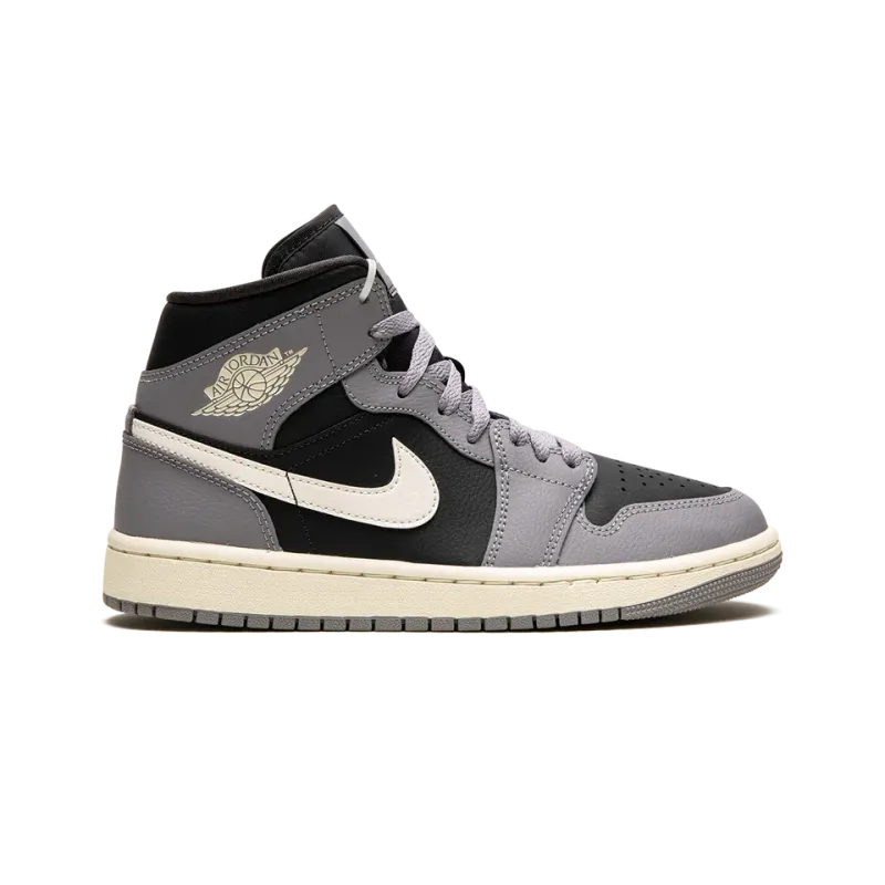 Jordan AIR JORDAN 1 MID WMNS CEMENT GREY Womens