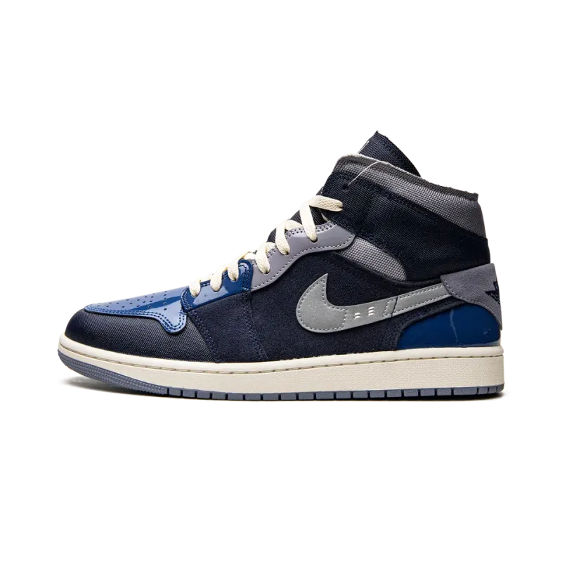 Jordan Air Jordan 1 Mid SE Craft Obsidian Mens