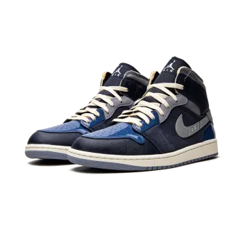 Jordan Air Jordan 1 Mid SE Craft Obsidian Mens