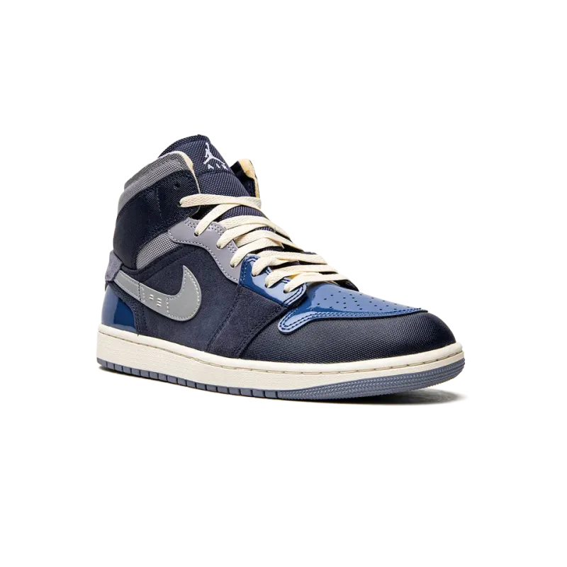Jordan Air Jordan 1 Mid SE Craft Obsidian Mens