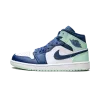 Jordan Air Jordan 1 Mid Blue Mint Mens
