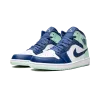 Jordan Air Jordan 1 Mid Blue Mint Mens