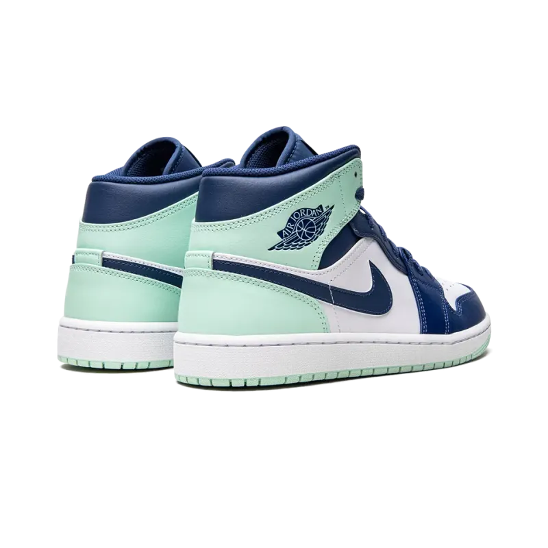 Jordan Air Jordan 1 Mid Blue Mint Mens