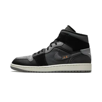 Jordan Air Jordan 1 Mid SE Craft Inside Out - Black Mens