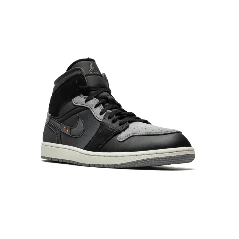 Jordan Air Jordan 1 Mid SE Craft Inside Out - Black Mens