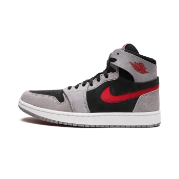 Jordan Jordan 1 High Zoom Air CMFT 2 Black Fire Red Cement Mens